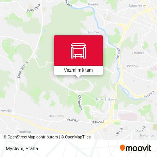 Myslivní mapa