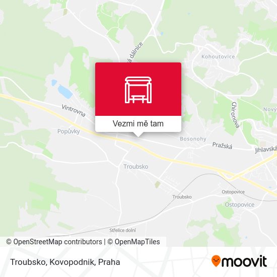 Troubsko, Kovopodnik mapa