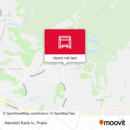 Náměstí Karla Iv. mapa