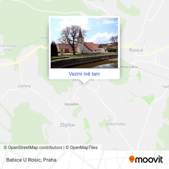 Babice U Rosic mapa