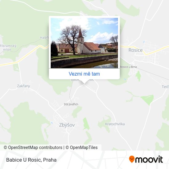 Babice U Rosic mapa