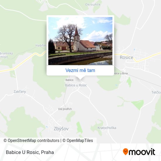 Babice U Rosic mapa