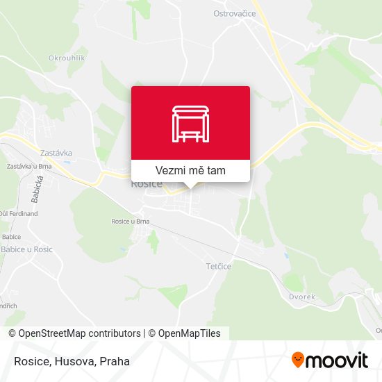 Rosice, Husova mapa