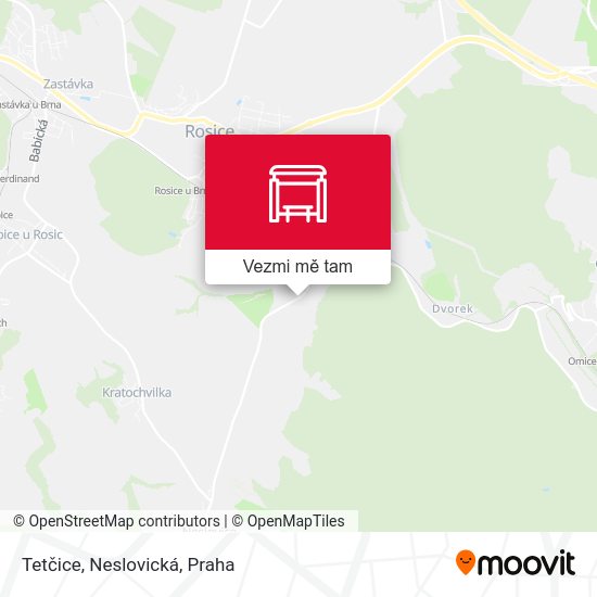 Tetčice, Neslovická mapa