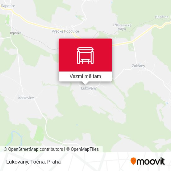 Lukovany, Točna mapa