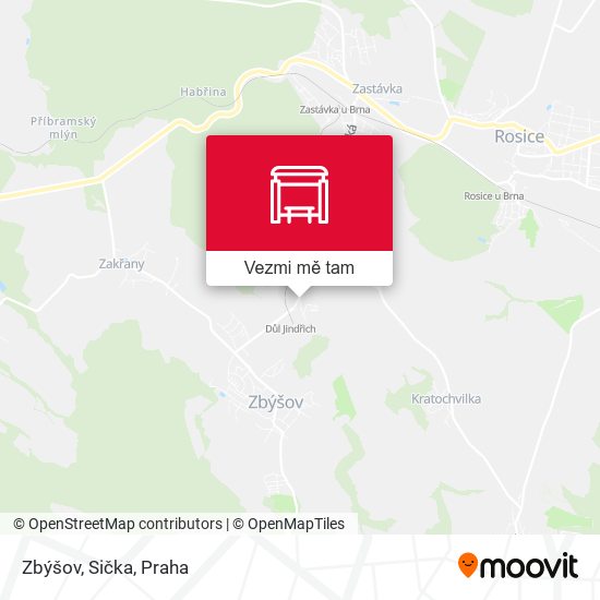 Zbýšov, Sička mapa