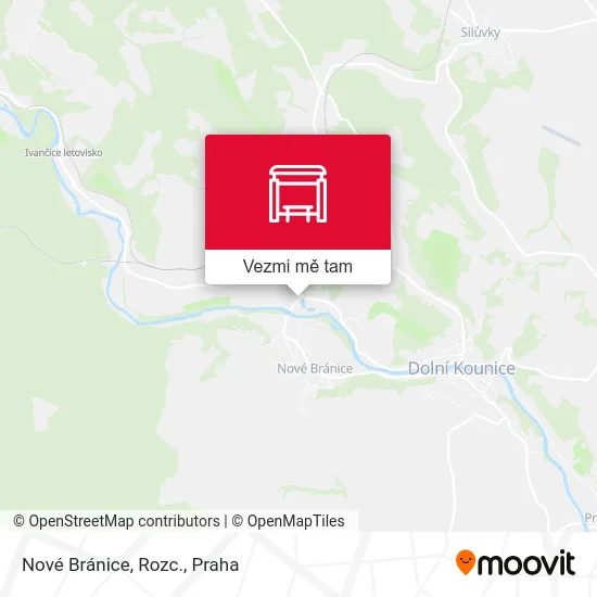 Nové Bránice, Rozc. mapa