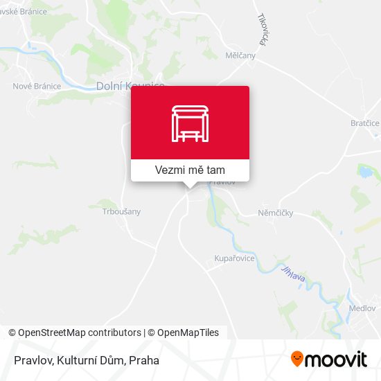Pravlov, Kulturní Dům mapa