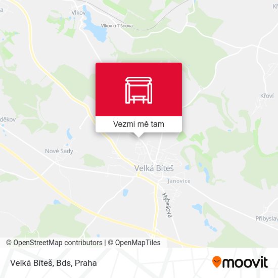 Velká Bíteš, Bds mapa