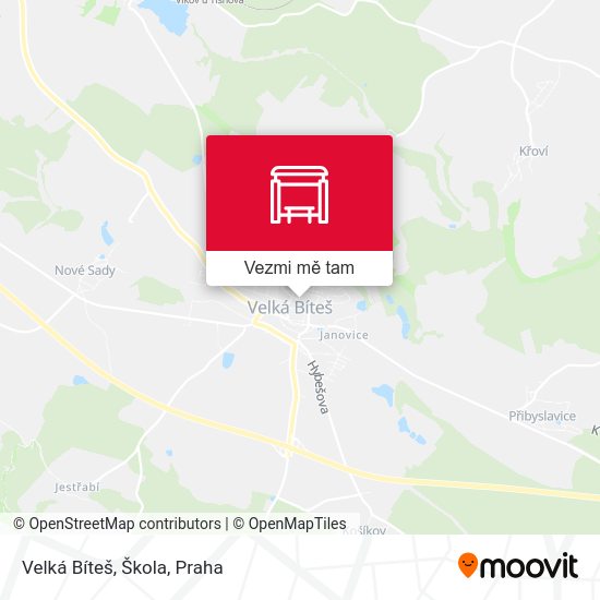 Velká Bíteš, Škola mapa