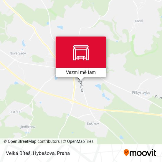 Velká Bíteš, Hybešova mapa