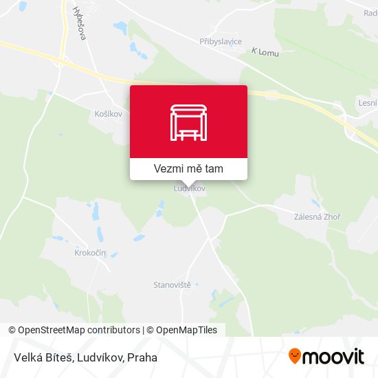 Velká Bíteš, Ludvíkov mapa