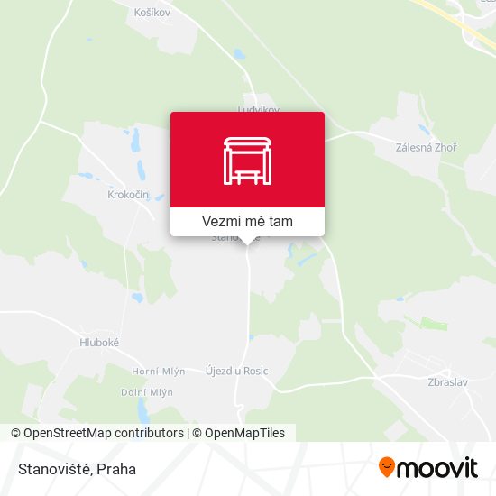 Stanoviště mapa