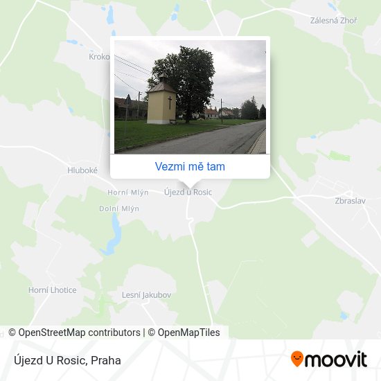 Újezd U Rosic mapa