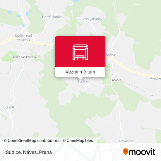 Sudice, Náves mapa