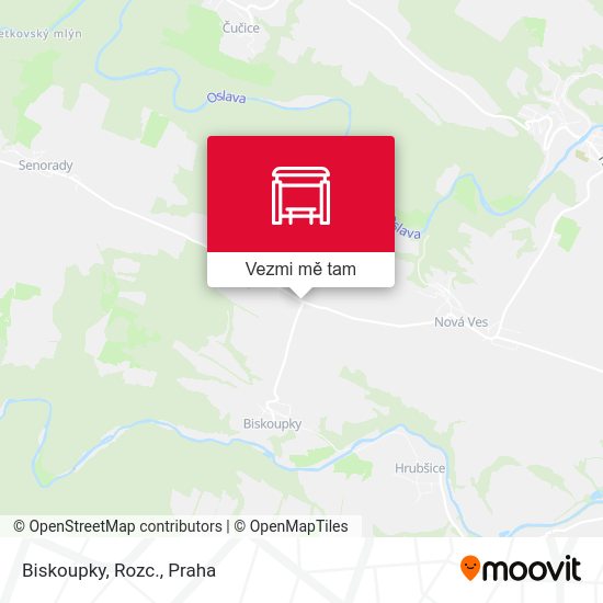 Biskoupky, Rozc. mapa