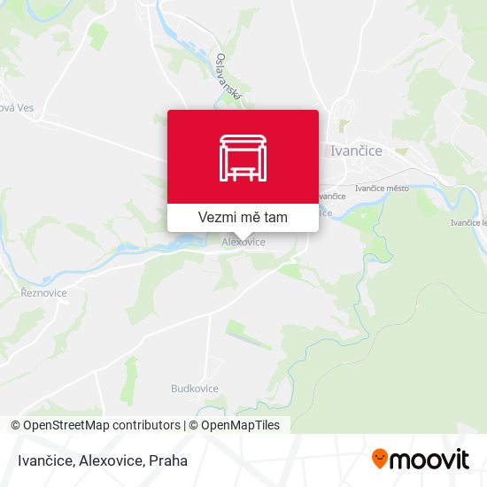 Ivančice, Alexovice mapa