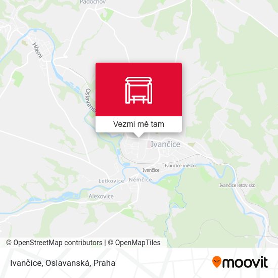 Ivančice, Oslavanská mapa