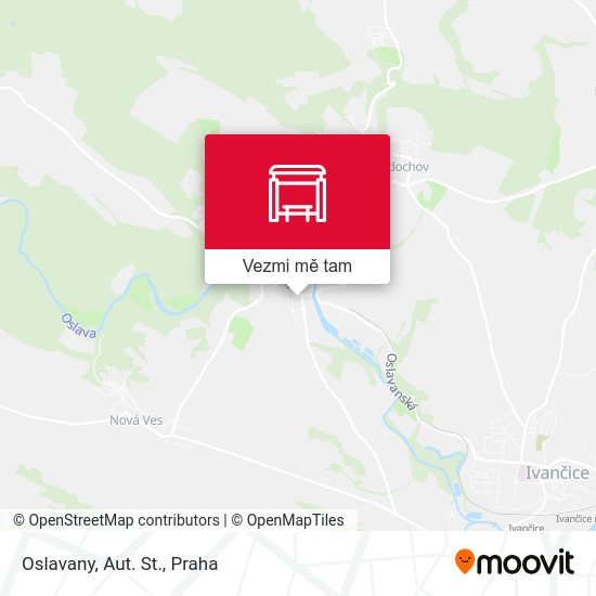 Oslavany, Aut. St. mapa