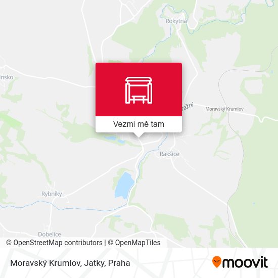 Moravský Krumlov, Jatky mapa