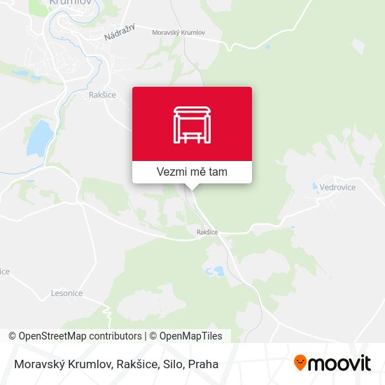 Moravský Krumlov, Rakšice, Silo mapa