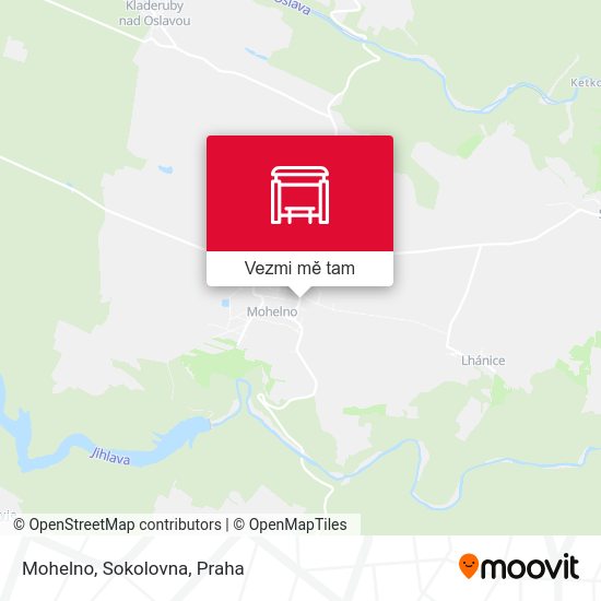 Mohelno, Sokolovna mapa