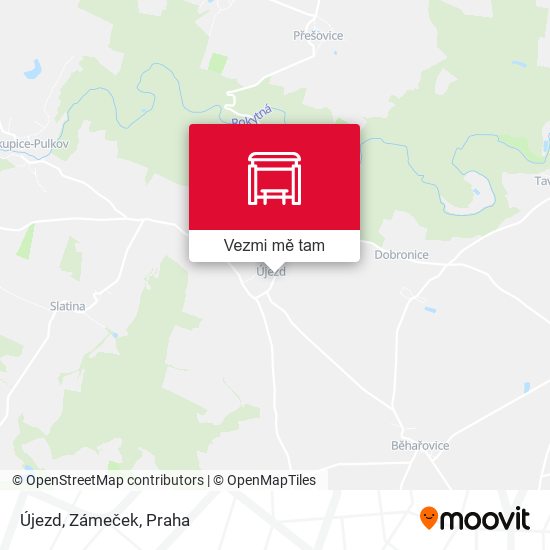 Újezd, Zámeček mapa