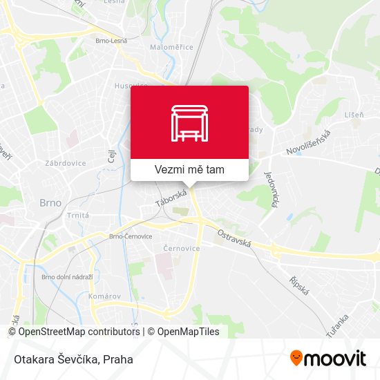 Otakara Ševčíka mapa