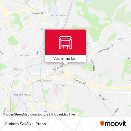 Otakara Ševčíka mapa