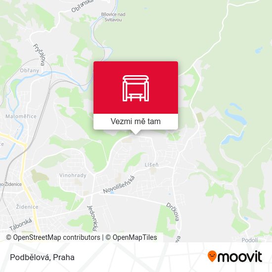 Podbělová mapa