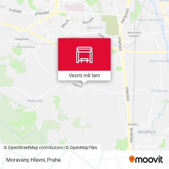 Moravany, Hlavní mapa