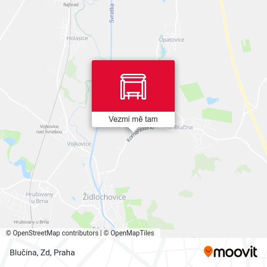 Blučina, Zd mapa