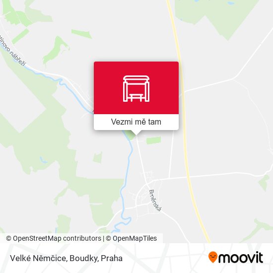 Velké Němčice, Boudky mapa