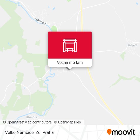 Velké Němčice, Zd mapa