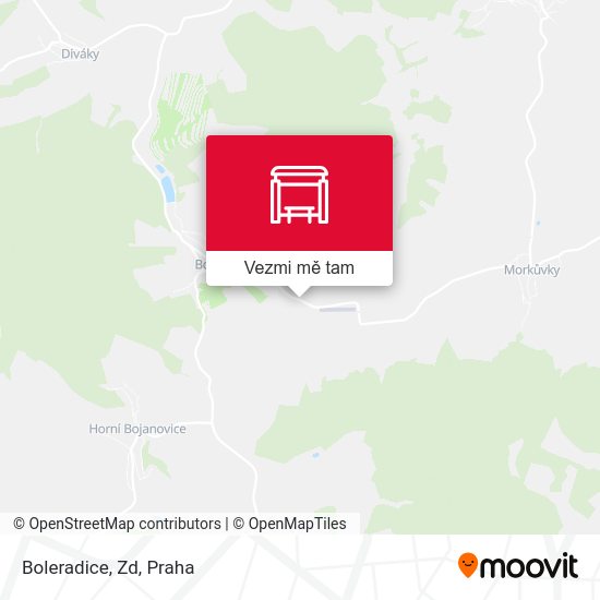 Boleradice, Zd mapa