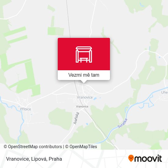 Vranovice, Lipová mapa