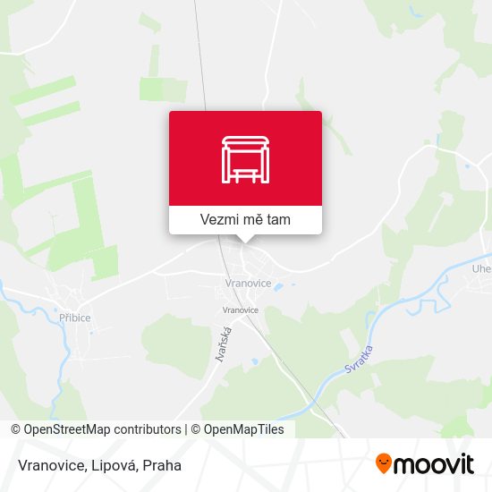 Vranovice, Lipová mapa