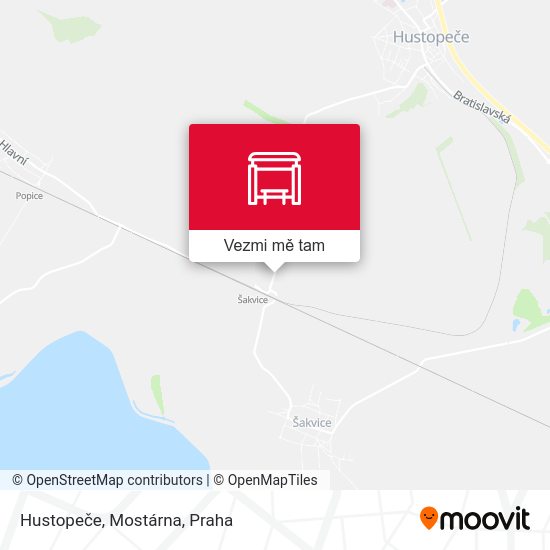 Hustopeče, Mostárna mapa
