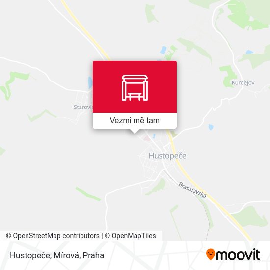 Hustopeče, Mírová mapa