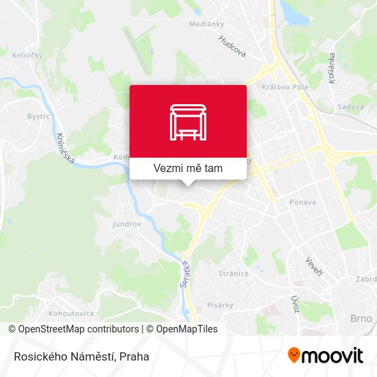 Rosického Náměstí mapa