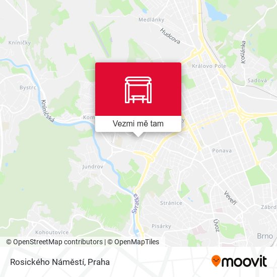Rosického Náměstí mapa