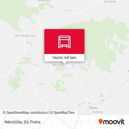 Němčičky, Zd mapa