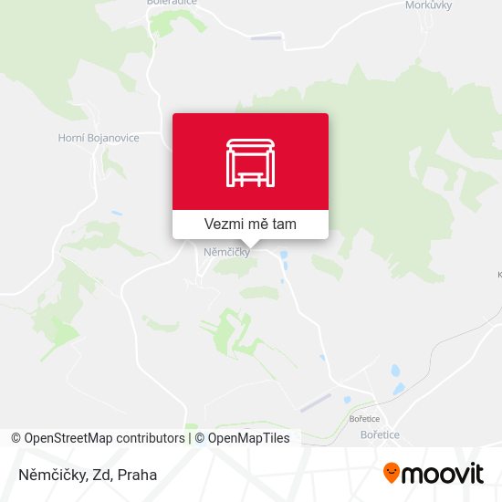 Němčičky, Zd mapa
