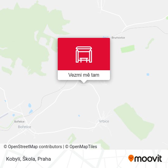 Kobylí, Škola mapa