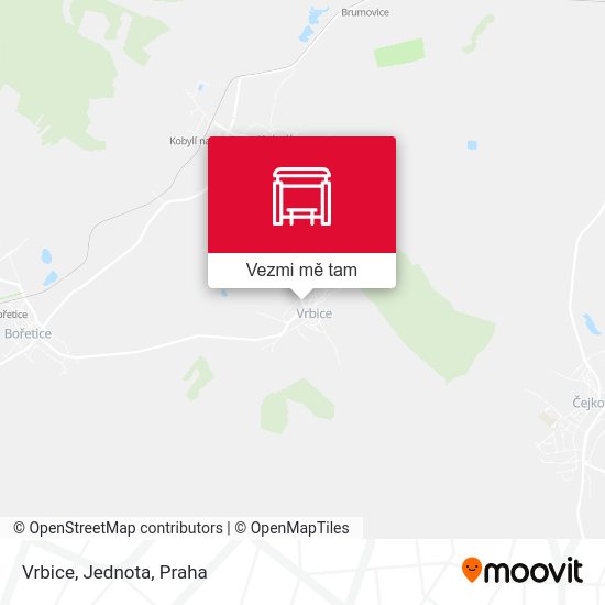 Vrbice, Jednota mapa