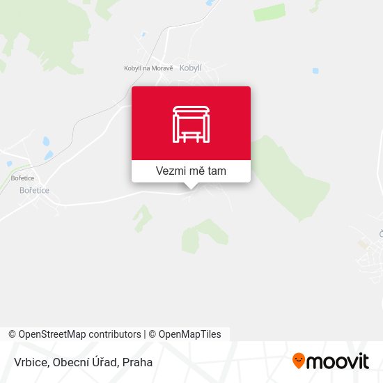 Vrbice, Obecní Úřad mapa