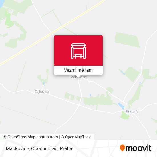 Mackovice, Obecní Úřad mapa