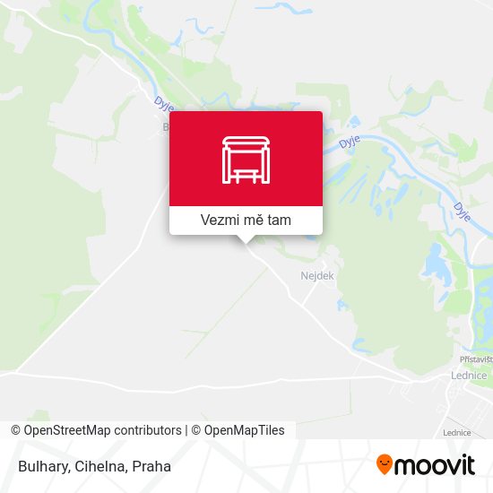 Bulhary, Cihelna mapa