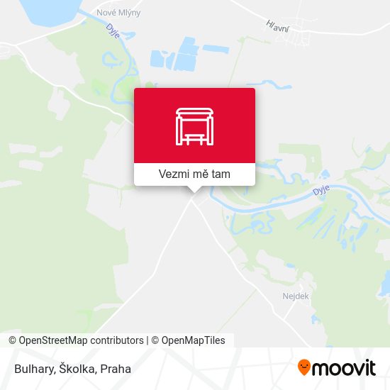 Bulhary, Školka mapa