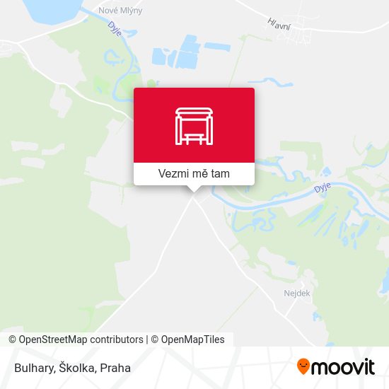 Bulhary, Školka mapa